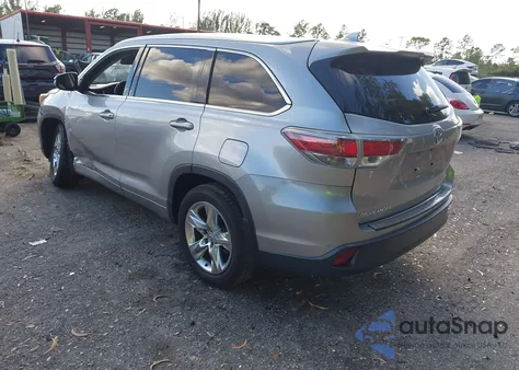 2015 Toyota Highlander Limited Platinum V6 z USA, uszkodzony, nr VIN 5TDYKRFH5FS060196